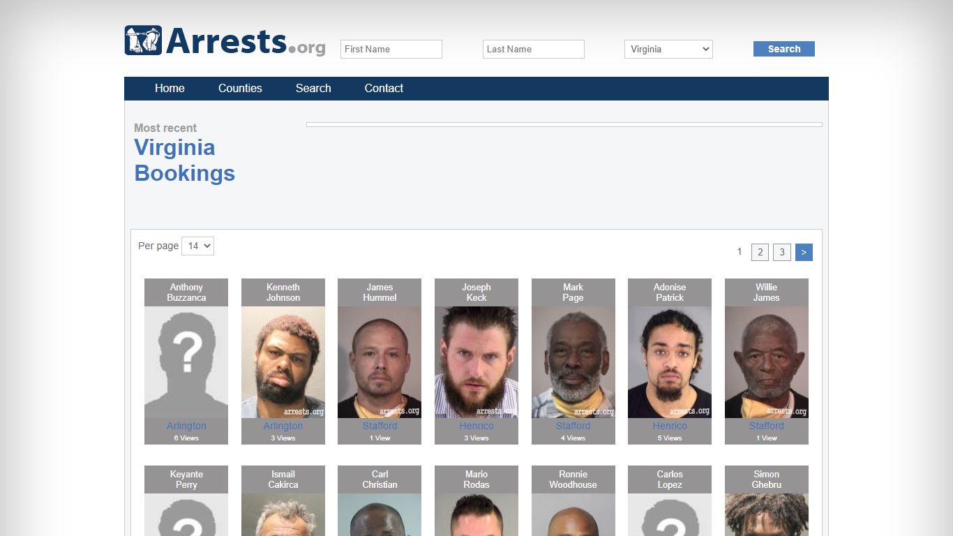 Virginia Arrests and Inmate Search